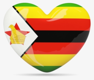 Zimbabwe Flag As A Heart #291317