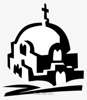 Greek Church Royalty Free Vector Clip Art Illustration - Greek Church Vector #291354