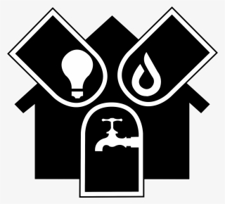 Electricity Computer Icons Gas Water Download - Water Gas Electric Icon #292941