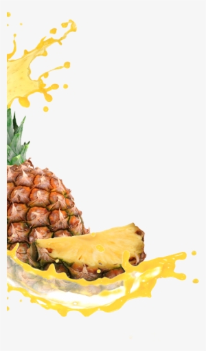 No Added Preservatives - Pineapple Juice Splash Png #293053