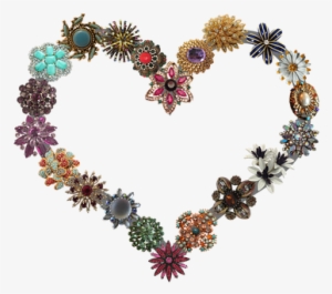 Frame Pins Broach Jewelry Frame Frame Fram - Coroa De Flores Coração Png #293219