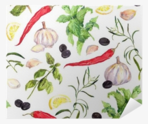 Spices And Herbs, Seamless Cooking Pattern #293361