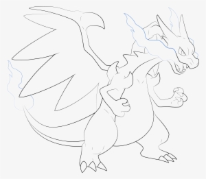 Banner Free Collection Of Free Charizard Dragon Download - Line Art #293610