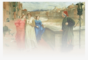 Fading Out An Image - 'dante And Beatrice', Henry Holiday, 1884 #293612