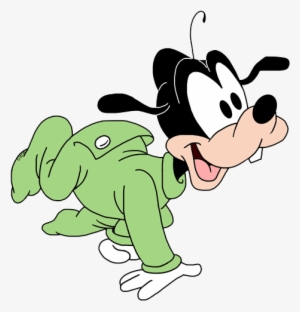 Mickey Mouse Clipart Green - Disney Baby Goofy Clipart #294318