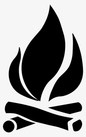 Bonfire Png - Camping Silhouette Clip Art #294409