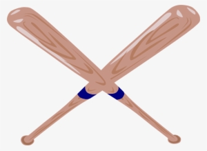 Cartoon Baseball Bat Crossed Baseball Bat Clip Art - Cartoon Baseball Bats Crossed #294546