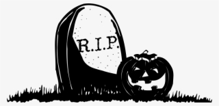 Gravestone With Pumpkin Clip Art At Clipart Library - Pumpkin Halloween Png #295402