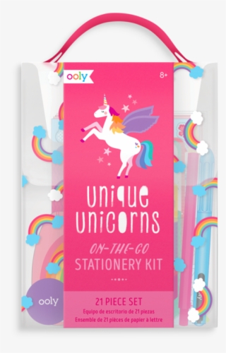 On The Go Stationery Kit - Ooly, Gift Set Unique Unicorns Stationery Kit #295492