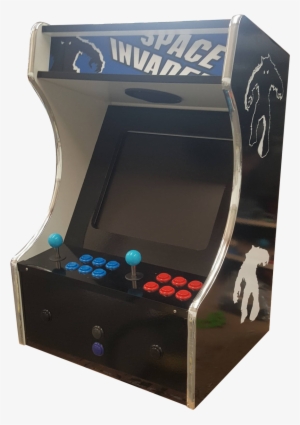 Space Invaders Black Bar Top - Video Game Arcade Cabinet #295612