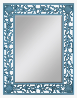 Blue Splash Mirror - Paragon Splash Mirror Finish: Blue #295633