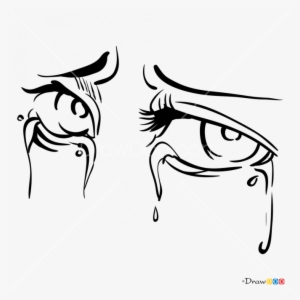 How To Draw Crying Eyes Png Black And White - Crying Eyes Drawing Cartoon #295678 How To Draw Crying Eyes Png Black And White - Crying Eyes Drawing Cartoon #295678