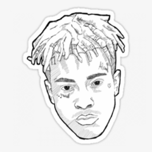 Xxxtentacion Cartoon Black And White #296219