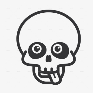 Outline/png/outline-15 - Funny Skull Danger #297291
