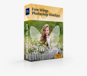 Fairy Wings Overlay Free Cover Box - Adobe Photoshop #297412