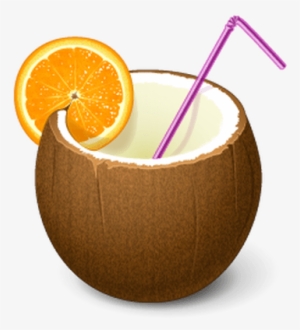 Beach Coconut - Cocktail Icon #297534