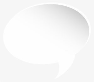 White Speech Bubble Transparent #297653