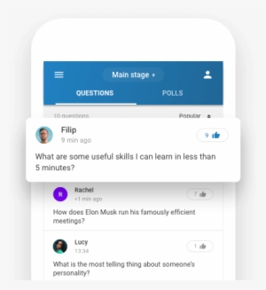 Like Questions Which You Want To Be Hear Being Answered - Slido Q&a #298400