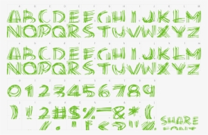 Font Scribble Lines Preview - Calligraphy #298421