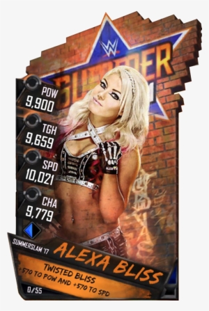 Alexabliss S3 15 Summerslam17 Ringdom - Wwe Supercard Kurt Angle #298446