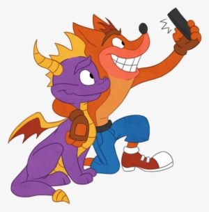 Crash Takin A Selfie W/ His Best Bud - Crash Bandicoot #298663