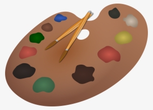 This Free Icons Png Design Of Palette And Paintbrushes #298719