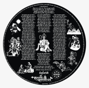 Hanuman Chalisa Yantra Inscription - Hanuman Chalisa #298971