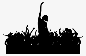 Clipart Stock Party People Silhouettes Png Clip Art - Party People Silhouette Vector Free #299010