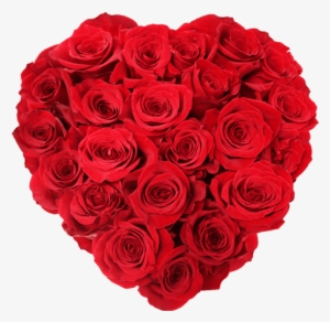 Rosas Frescas En Caja Corazón - Heart Of Roses Png #2901204