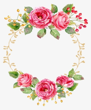 Rosa Acuarela, Diseño Floral De La Flor - Pink Rose Vector Png #2901466