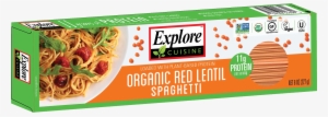 More Views - Explore Cuisine Red Lentil Spaghetti #2901526