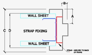Door Size - Door Frame Fixing Strap #2901812