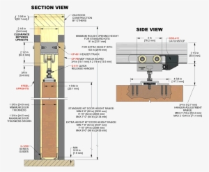 Scintillating Sliding Door Detail Drawing Pdf Pictures - Pocket Door Barn Door Detail #2902267