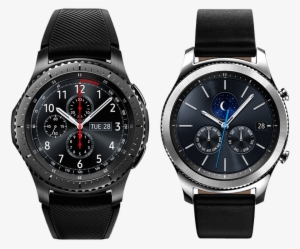 There - Samsung Gear S3 Frontier Smartwatch Stainless Steel #2902372