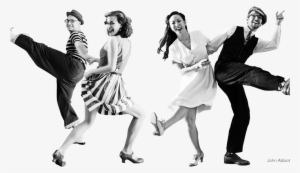 Two Couple Jam - Dance Charleston Png #2902471