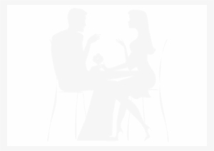 Couple Cafe Silhouette #2902754