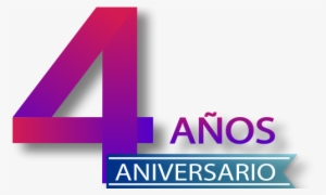 En Ctrl-x Hoy Festejamos Doble, Con Nuestro Cuarto - Png 4 Aniversario Logo #2902853