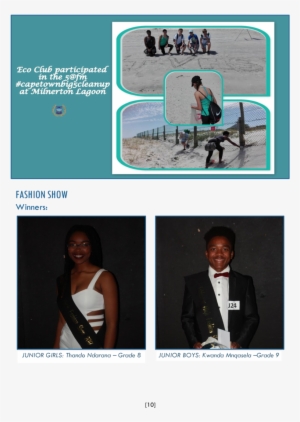 Fashion Show Winners Junior Girls Thando Ndarana Grade - Fashion #2903110