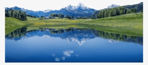 Design Art 'summer With Clear Mountain Lake' Photographic #2904097