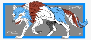 A Sketch Of Andreas Preis' Wolf Mural In Munich - Painting #2904364