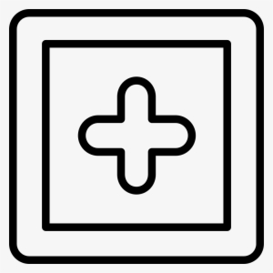 Plus Square Button Outline - Up Down Buttons Transparent #2904457