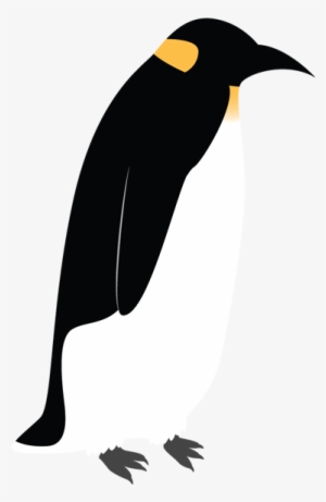 Emperor Penguin Wall Sticker - Simple Penguin Png #2904458
