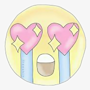 Emoji Enamorado Corazones Llorando - Emoji Llorando Con Corazones #2904786