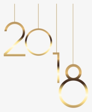 2018 Hanging Transparent Png Clip Art - Bonne Année Fond Transparent #2905096
