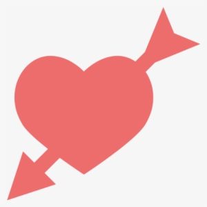 Corazon Flechado Color Naranja - Corazon Flechado Dibujo #2905145