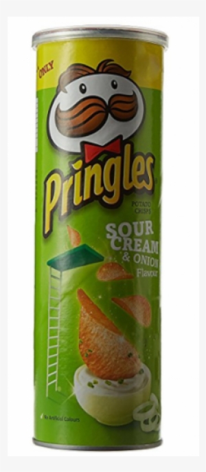 Pringles Sour Cream And Onion - Pringles Potato Chips, Sour Cream And Onion, 110g #2905632