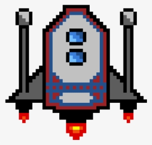 Image Result For Spaceship Pixel Art - Pixel Art Space Ship #2906608