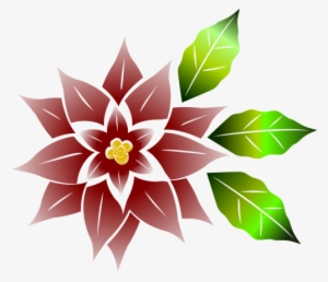 Good Flower,free Vector Graphics - Flor De Noche Buena Png #2906717