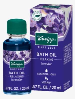 Mini Lavender Bath Oil - Kneipp Balancing Lavender Mineral Bath Salts 60g Sachet #2907082