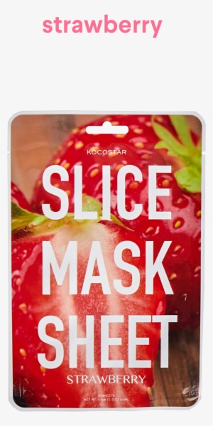 Slice Mask Sheet Strawberry - Free Transparent PNG Download - PNGkey